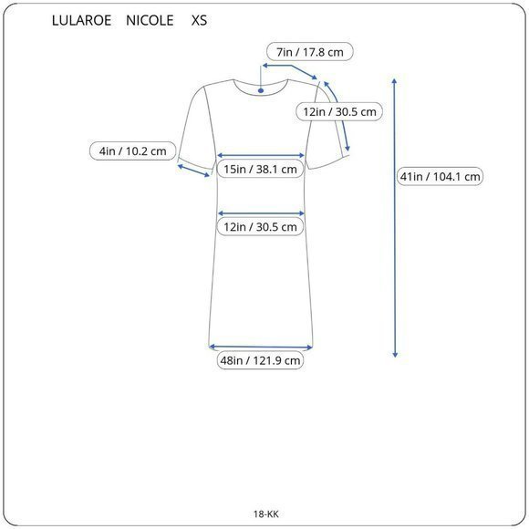 LuLaRoe Nicole Fit & Flare A-Line‎ Dress Olive Green XS - Picture 3 of 12